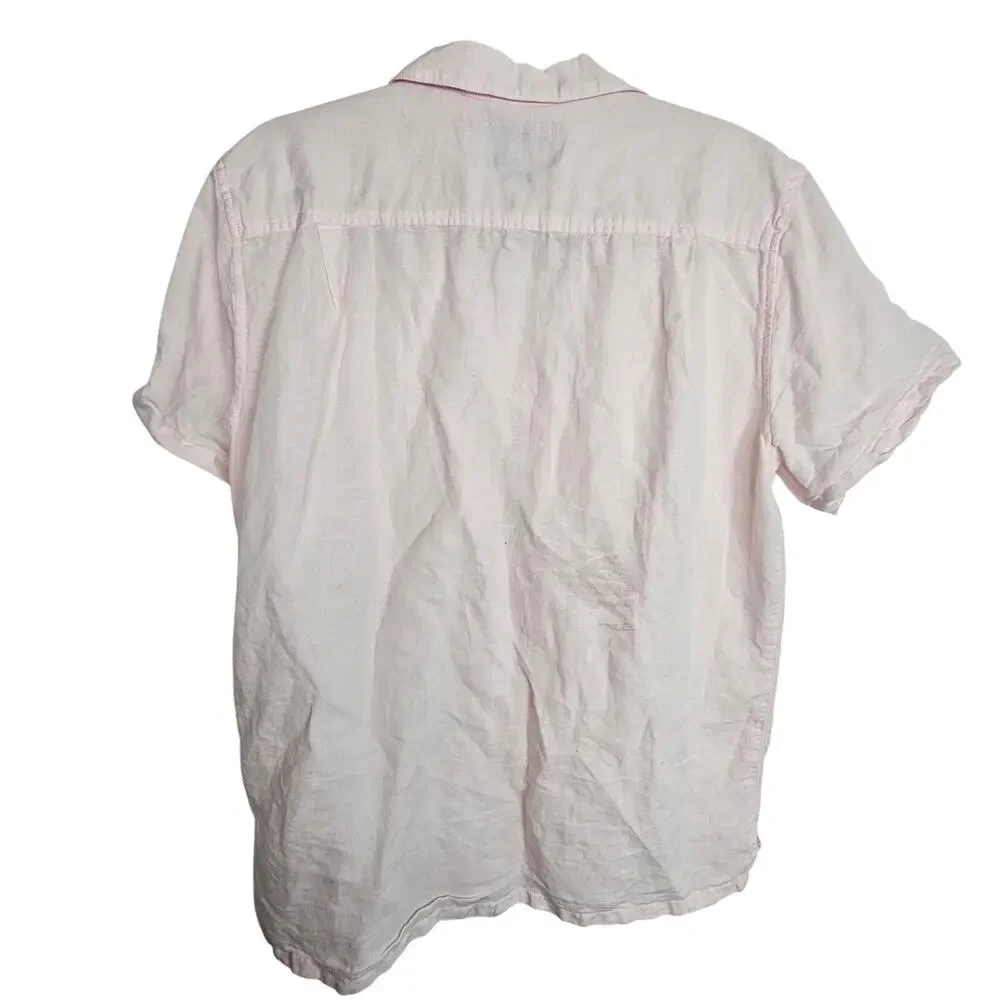 Chubbies Mens Linen Shirt M Resortwear Tropical Hawaiian Beach Vacation Summer